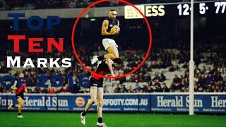 Top 10 AFL Marks of 2016 [upl. by Ahsital]