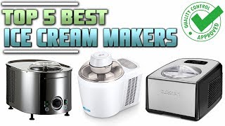 Best Ice Cream Maker  Top 5 Best Ice Cream Makers Reviews [upl. by Haikan]