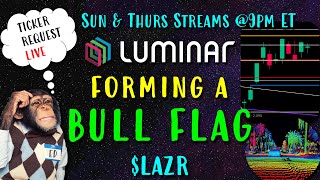 Luminar Stock LAZR Forming A BULL FLAG [upl. by Limbert]