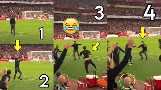 🤣VIDEO Mikel Arteta INSANE REACTION To Martinelli’s Goal Vs Manchester City Arsenal vs Man City [upl. by Schwinn]