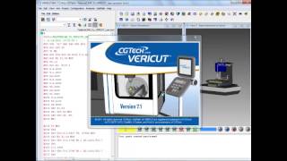 Delcam FeatureCAM interface to VERICUT CNC simulation software [upl. by Auhsuj]