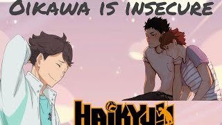 Oikawa is insecure Part 1 Beach bunnyprom queen lyrics Toxic Iwaizumi Haikyuu texting story [upl. by Aiehtela]