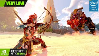 Horizon Forbidden West  VERY LOW   GTX 1650TI  i510300H [upl. by Fisher]