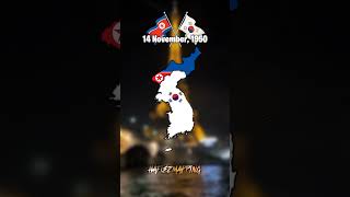 korean war in just 40 second mapping mapper history geography korea war education shorts [upl. by Isla]