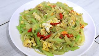 Resep Mudah Masak Labu Siam Telur [upl. by Huan]