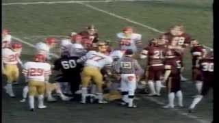 1984 Vanier Cup Highlights University of Guelph Gryphons vs Mount Allison University Mounties [upl. by Navi]