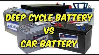 Deep Cycle battery vs car battery [upl. by Samuele]