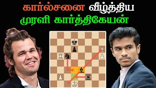 Magnus Carlsen vs Murali Karthikeyan  Qatar Masters 2023 Tamil chess channel Sathuranga Chanakyan [upl. by Barthel]