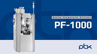 PTK Capsule Filling Machine PF 1000 Series [upl. by Comras]