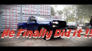 510 Drop With DJM Suspension On My 2005 Chevy Silverado Single Cab [upl. by Ennaul]