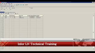 Tutorial 11  Creating a table in Infor ERP LNPart 1 [upl. by Enyleve]