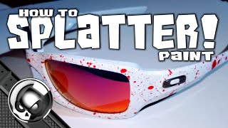 Top 3 Splatter Paint Tricks  How to Paint Splatter [upl. by Rosenberger630]