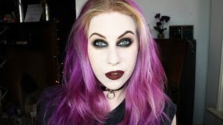 Dark Gothic Makeup Tutorial [upl. by Oicanata]