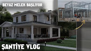 TASARIM Ã‡ELÄ°K EV VÄ°LLA MIZDA Ã‡ELÄ°K KURULUM VE SUBASMAN Ã‡ALIÅžMALARINA BAÅžLADIK   VLOG [upl. by Nanaj415]