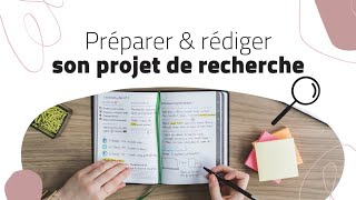 CANDIDATURES EN MASTER 4  préparer et rédiger son projet de mémoire [upl. by Debby]