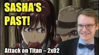 FIGHTING WITHOUT GEAR  GERMAN watches Attack on Titan 2x2  BLIND REACTANALYSIS [upl. by Anita]