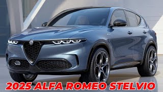 Finally Unveiled 2025 Alfa Romeo Stelvio Luxury SUV  A Closer Look [upl. by Nahsaj]