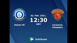 Aswan vs Ceramica Cleopatra Live [upl. by Edmunda]