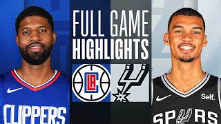 CLIPPERS at SPURS  FULL GAME HIGHLIGHTS  November 22 2023 [upl. by Aryc]