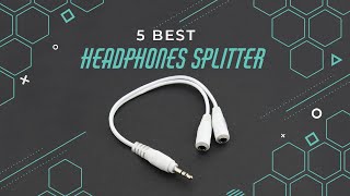 Top 5 Headphones Splitter 2021 │Headphones Pro Review [upl. by Atila2]