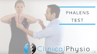 Phalens Test for Carpal Tunnel Syndrome  Clinical Physio [upl. by Dori391]