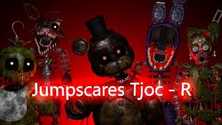 C4D Todos los jumpscares de Tjoc R c4d remake [upl. by Tillion]