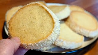 Sablés diamants  Biscuits qui fondent en bouche  La fameuse recette Française  👍🔝 [upl. by Nanah]