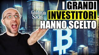 BITCOIN Goldman Sachs INVESTE 400 milioni di Dollari [upl. by Elockin]