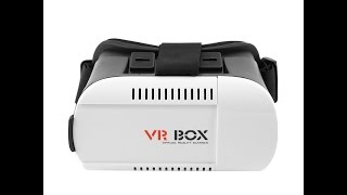 VR Box 3D Virtual Reality VR Glasses review Google Cardboard for 47quot  6quot Smart Phone cheap ebay [upl. by Analle601]