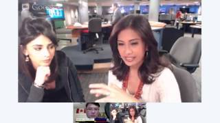 Les Mis review with Maria Quiban Araksya Karapetyan from Fox LA amp me [upl. by Jemy]