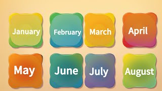 Sing Along Months of the Year for Kids  Fun Learning Song  Fun amp Educational Learning [upl. by Oijile]