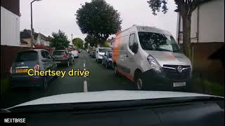 Practical Driving Test Route Morden 05 August 2023 [upl. by Cressy558]