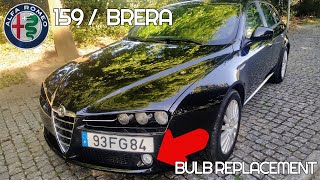 ✅ How to Remove or Replace FOG Lights or Bulbs on Alfa Romeo 159 or Brera [upl. by Nosaj28]