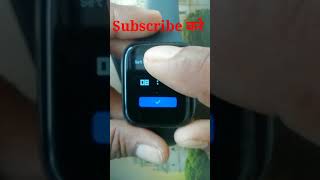 How to set time in Smartwatch shortvideo  shorts [upl. by Arreic]