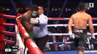 SHOCKING VERGIL ORTIZ JR DEFEATS FREDRICK LAWSON BY WORST STOPPAGE IN THE HISTORY OF BOXING [upl. by Anade509]