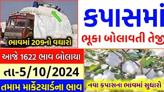 Kapas na bhav  5102024  કપાસના ભાવ2024  Information about cotton crop price  Commodity Trend [upl. by Sedecram]