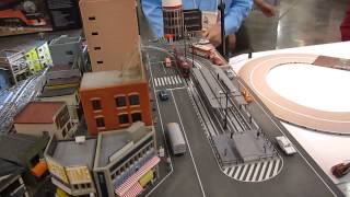 Tomytec Japanese streetcar Layout NMRA National Train Show Atlanta 426 [upl. by Nylatsirhc]