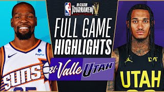 SUNS at JAZZ  NBA INSEASON TOURNAMENT 🏆  FULL GAME HIGHLIGHTS  November 17 2023 [upl. by Aiduan]