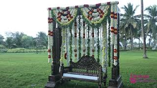 Marriage Mandapam Decoration Hindu Wedding Stage Decoration Pandal Decoration for Marriage [upl. by Elleret]