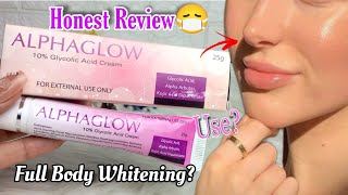 Alpha Glow Cream Review How To use Alpha Glow cream Alpha glow Face Whitening cream [upl. by Asyar836]