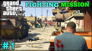 FIGHTING WITH BIKE DRIVER  GTA 5 GAMEPLAY 1 [upl. by Aihsemat]