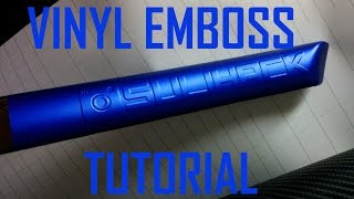 How To Emboss Vinyl Wrap [upl. by Maureen]