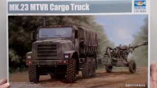 Unboxing the 135 Trumpeter Mk23 MTVR Cargo Truck [upl. by Noimad]