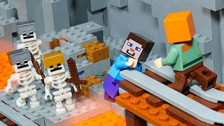 Lego Stop Motion Animation Compilation  LEGO Minecraft  Brickmine [upl. by Jet]