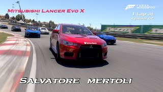 INSANE Mitsubishi Lancer EVO X 1Lap Kyalami GP mitsubishilancer lancerevolution forzamotorsport [upl. by Kcaj661]