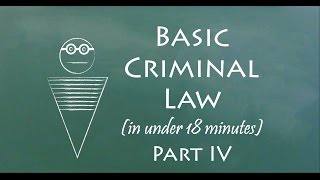 Understand Criminal Law in 18 Minutes Part IV [upl. by Suivatram]