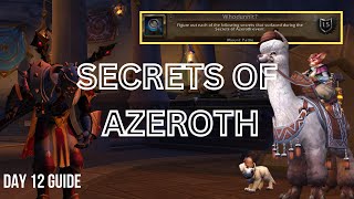 Secrets of Azeroth Event Day 12 quotUnder Suspicionquot Easy Guide  Whodunnit  Pattie [upl. by Tolecnal]