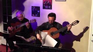 Odeum Guitar Duo performs Albeñizs quotRumores de la Caletaquot [upl. by Ahtimat]