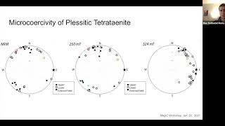 Plessite recording magnetic fields on planetesimals  Elias Mansbach  2021 MagIC Workshop 12021 [upl. by Enayd598]