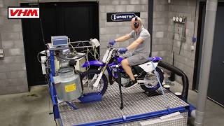 Yamaha YZ85 2019 Dyno test with VHM head and insert with Dyno graph [upl. by Sabrina]